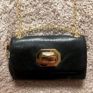 Black Trendy Shoulder Purse